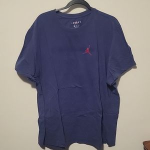 Men's Nike Air Jordan navy blue T-shirt, size XXL